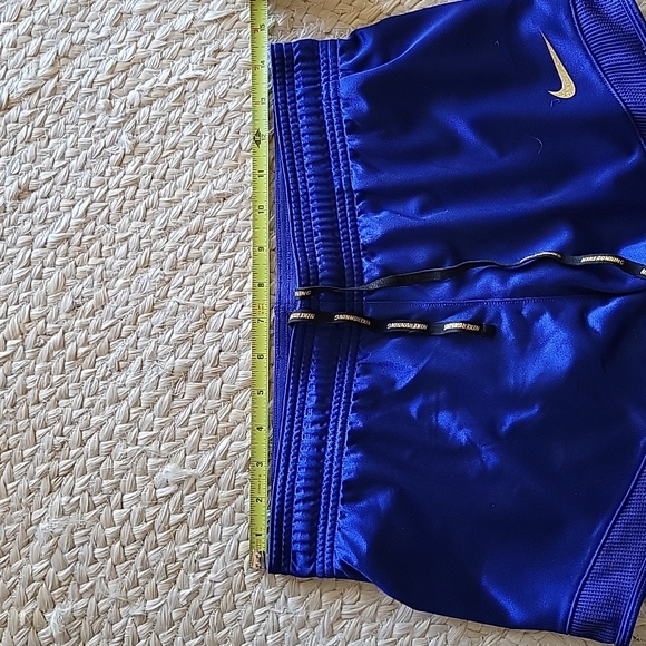Nike Running Dry Fit Blue Gold Logo Shorts S - Picture 9 of 12